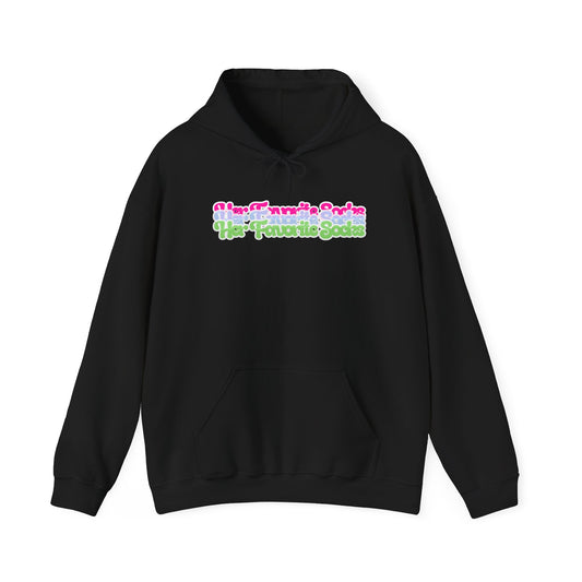 Your Favorite Socks Hoodie | Retro Neon Script, Soft White Sweatshirt